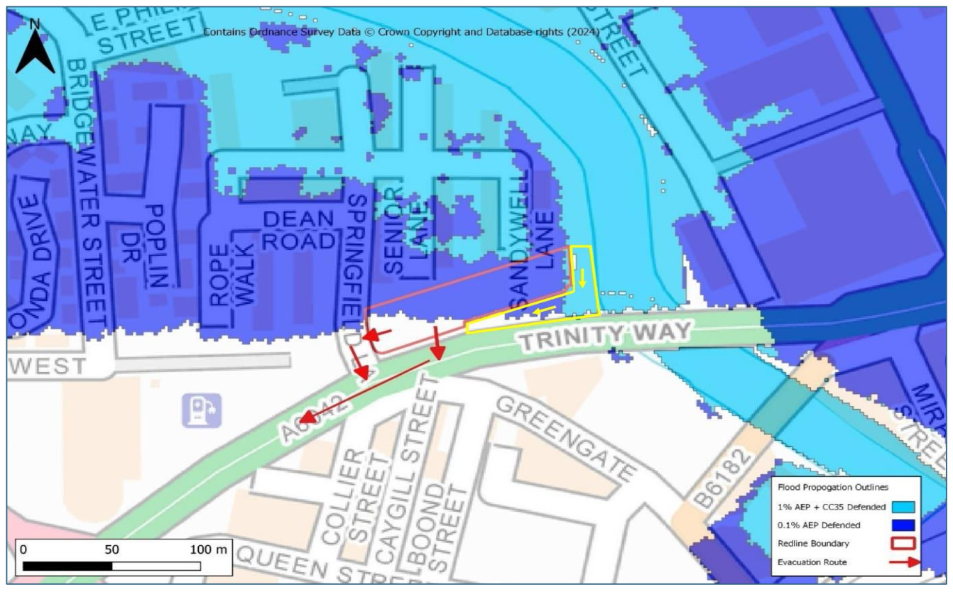 Evacuation Route Evacuation Route